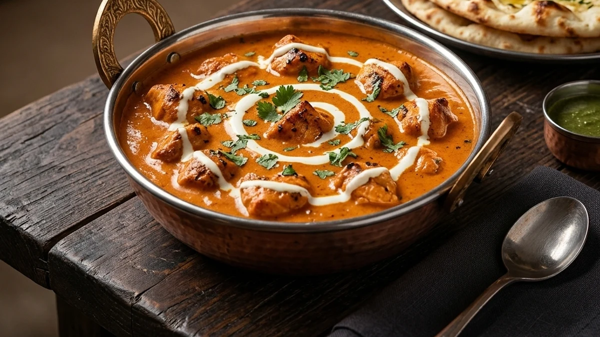 Butter Chicken with halal chicken at HITCHKI The Grand Indian Buffet, Calgary NE